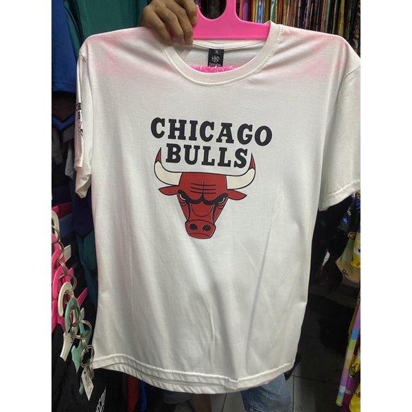 Kaos tshirt chicago bulls white distro