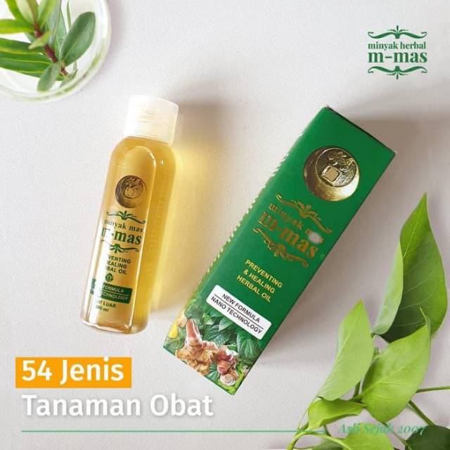 Minyak M Mas Ramuan Baru Asli Bali Kemasan 100ml Teknologi Nano