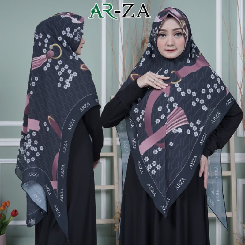 khimar arza sakura printing/motif/cumi-cumi