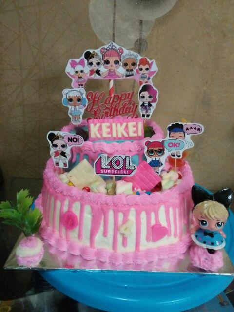 PERLENGKAPAN PESTA HIASAN  KUE ULANG  TAHUN  CAKE TOPPER KUE 