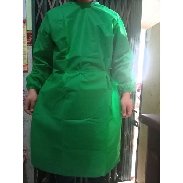 Baju gown APD Bahan Kain Spunbond