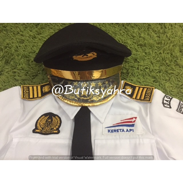 Baju Profesi Anak Masinis / Baju Pawai Anak Masinis