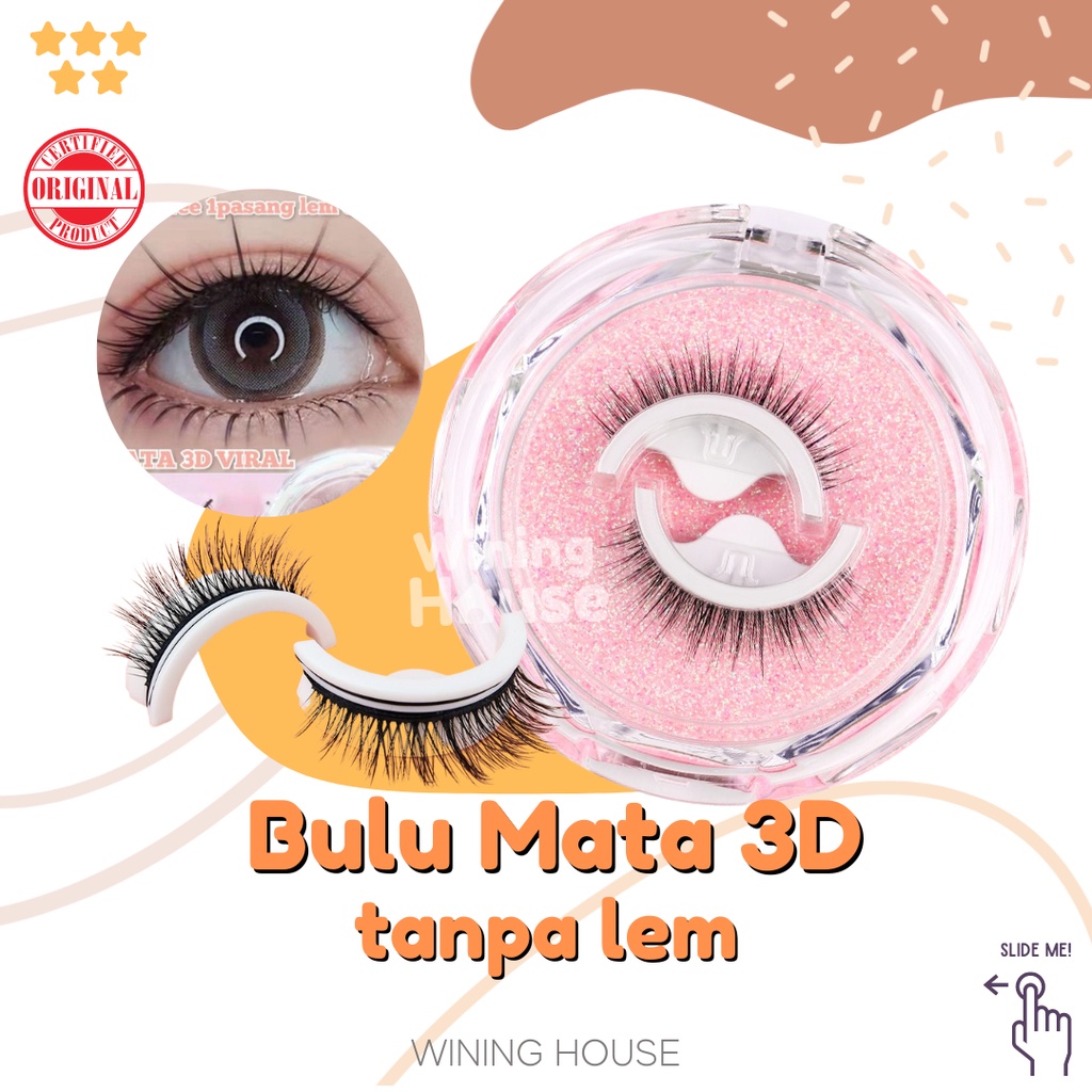 PREMIUM ORIGINAL Bulu Mata Palsu Tanpa Lem Princess edition douyin viral Bulu Mata Magnet Natural Fa