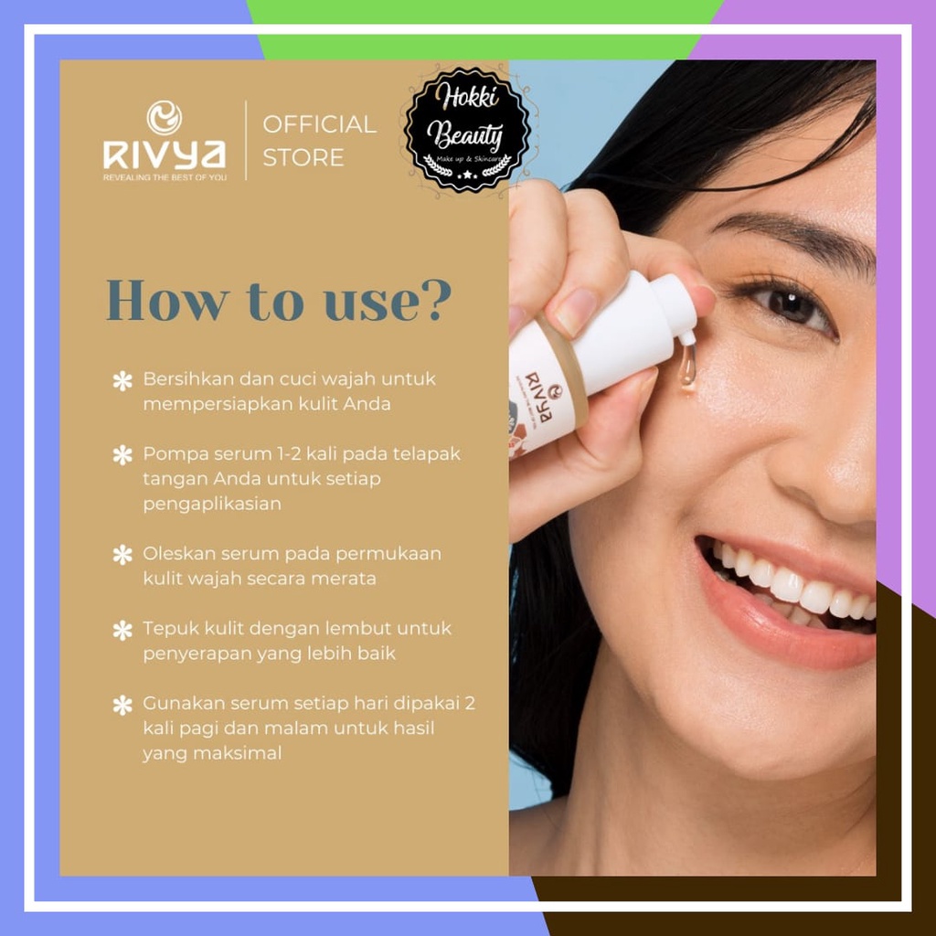 RIVYA Backhousia Acne Power Serum 20ml Serum Untuk Jerawat Aman Untuk Busui dan Bumil