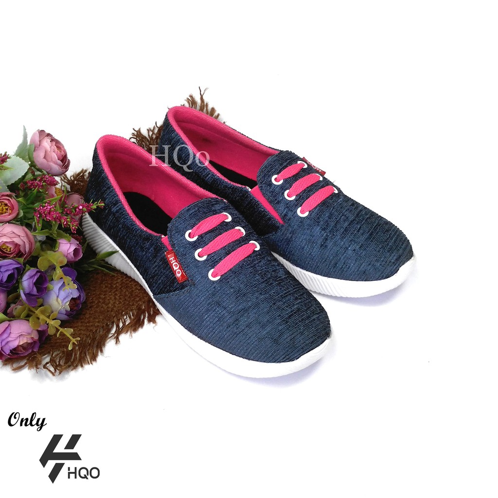 HQo Fashion Wanita Sepatu / Sepatu Rajut Wanita / Sepatu Flat Wanita / Sepatu Rajut