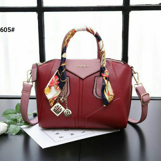 New Arrival Collection   Givenchy Antigona 2Tone Leather Bag Kode 3605#