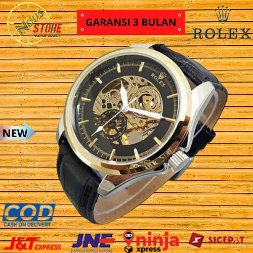 Jam Tangan Pria Rolex Automatic L1009 | Jam Tangan Cowok Rolek