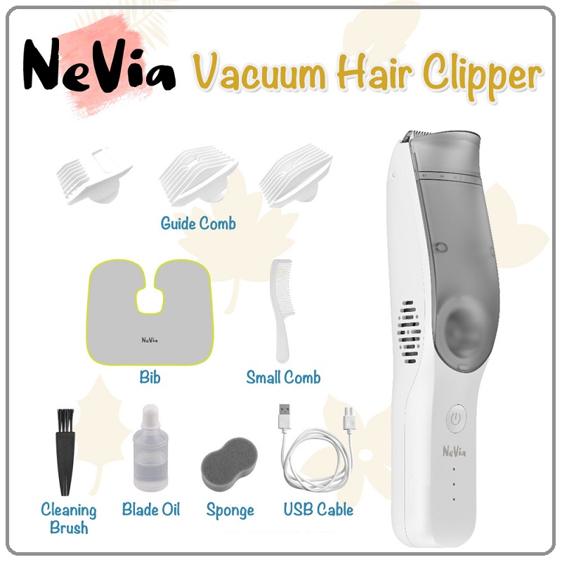 Nevia Vacuum Hair Clipper | Alat Potong Rambut Anak