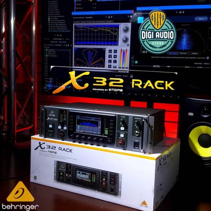 Digital Audio Mixer X32 Rack / 40 Input / 25 Bus with 16 Midas Preamp