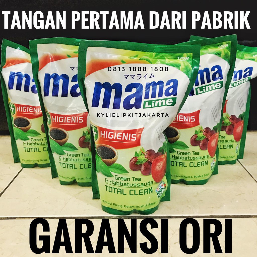 MAMA LEMON / MAMA LIME Sabun Cuci Piring Liquid Pouch Refill 800 ml 780ml Cairan 800ml 780 ml WINGS