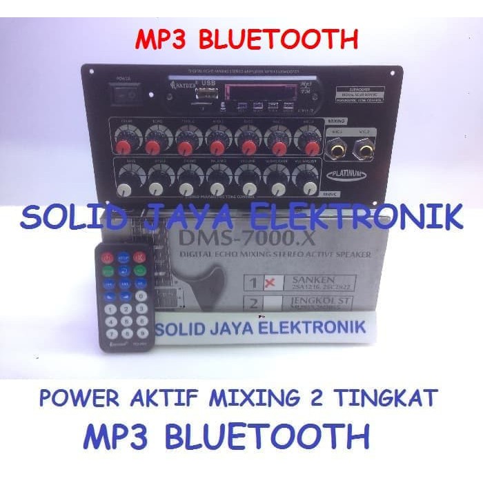 KIT POWER DMS7000 SPEAKER AKTIF ACTIVE MP3 BLUETOOTH SANKEN DMS-7000