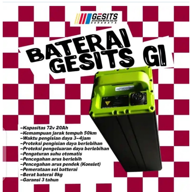 Baterai Motor Listrik GESITS