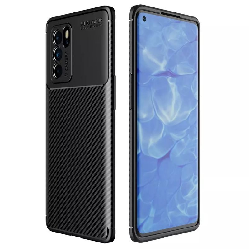 Soft Case Oppo Reno 6 5G Reno6 5G - Original Carbon Autofocus Silikon Cover Casing Sarung Kondom Hp
