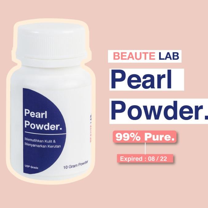 

Pure Pearl Powder 10 Gram - Memutihkan Kulit & Menyamarkan Kerutan