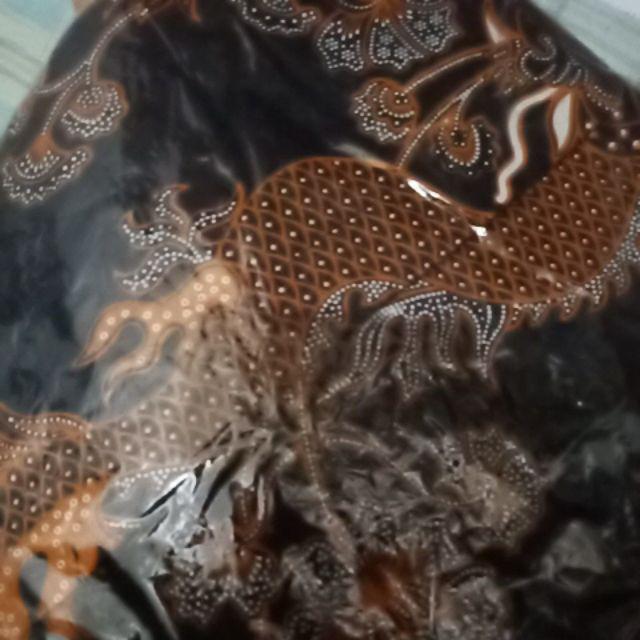 Cemen Batik Hrb026 Kenongo Kemeja Tosca Pendek Pekalongan Padi M L Xl Sogan Tulis Halus Kemeja Batik