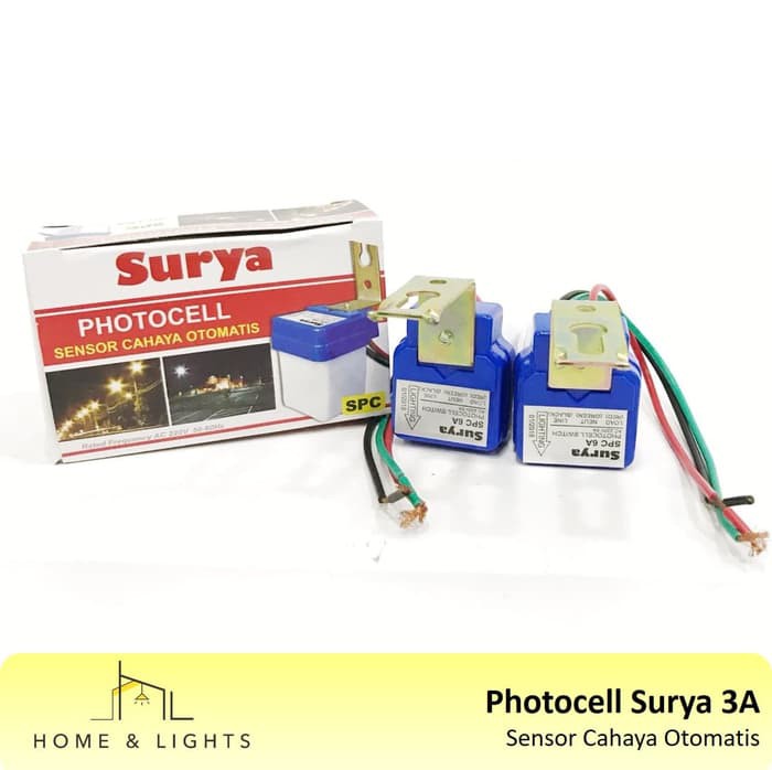 Sensor Cahaya Otomatis Photocell 3A Surya