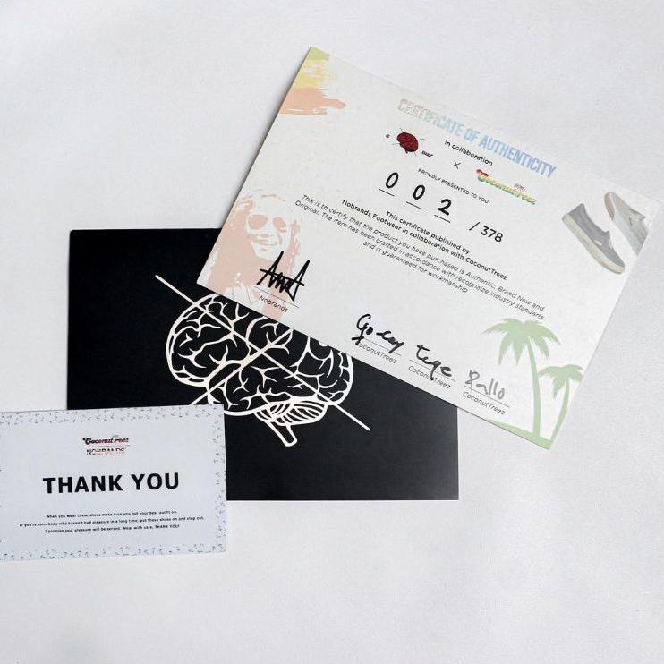 Nobrands Footwear X Coconut Treez "Coconut Shoes" Original Sneakers –KRJ.01Jl22υ