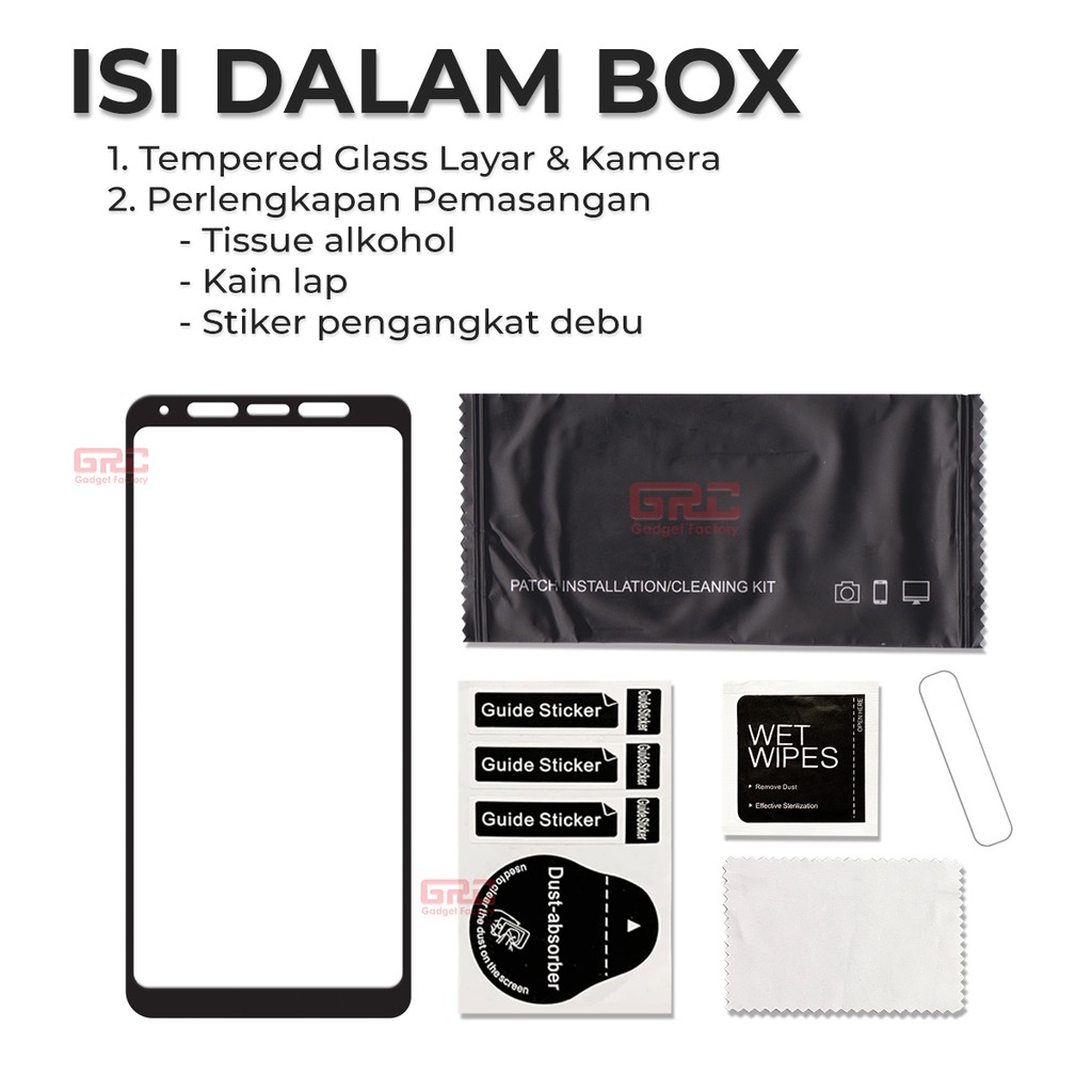 SAMSUNG Galaxy A9 2018 Tempered Glass HOGO Full Cover Glue