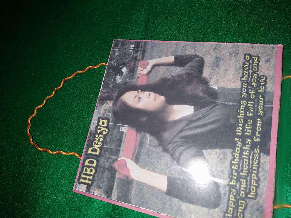 Walldecor 15x15 Pajangan Murah Souvenir Custom Walpaper ( Souvenir Ulang Tahun Anak Hiasan Dinding )