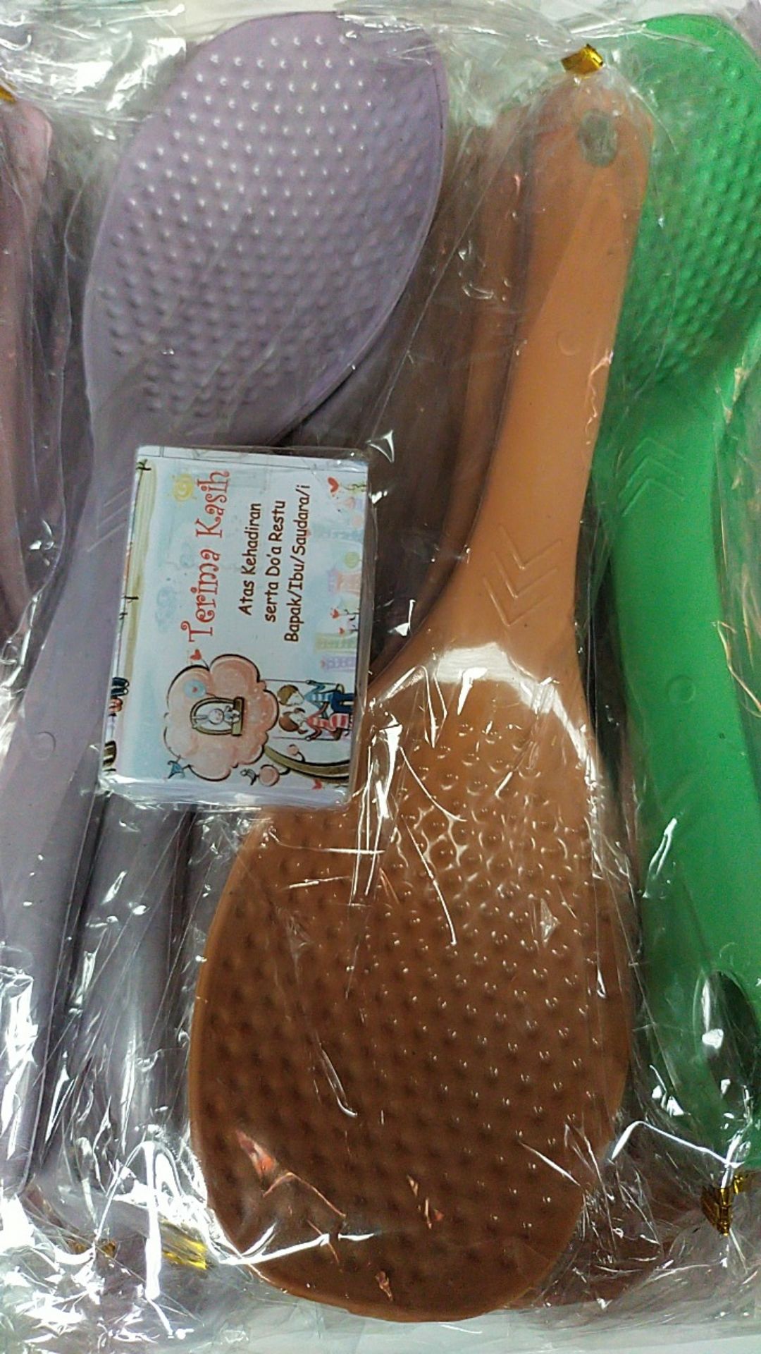 Isi 50 Pc Souvenir Pernikahan Centong/sovenir Centong Nasi/magicom/mejikom/tanaka/anti Lengket + Kut