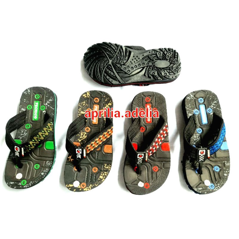 SANDAL GUNUNG ANAK LAKI POLKADOT asli pechico