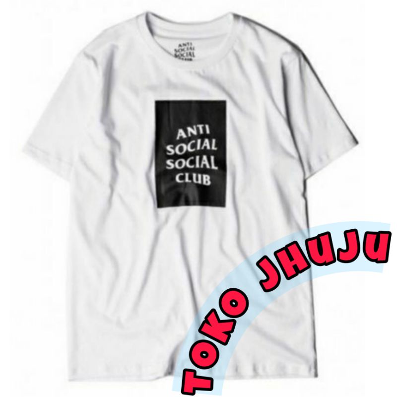 Baju T shirt TXT Soobin Anti Social Club Kotak Tengah