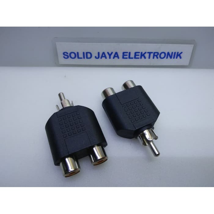 Konektor Connector Sambungan Jack RCA to RCA