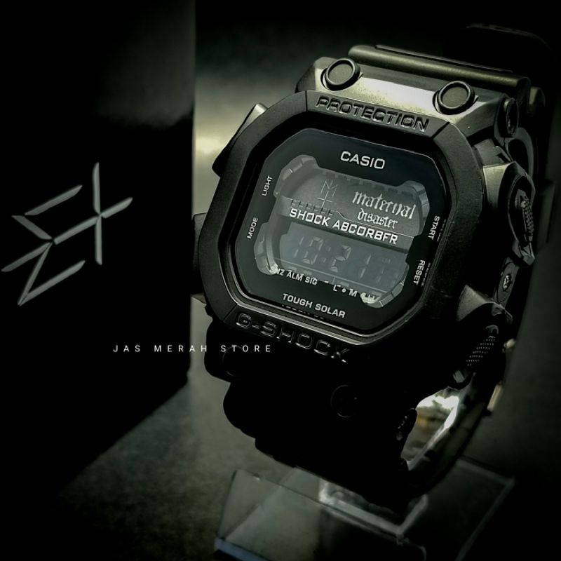 Jam Tangan Pria G Shock Kingkong X Maternal Ds Custom Full Black Include Bonus