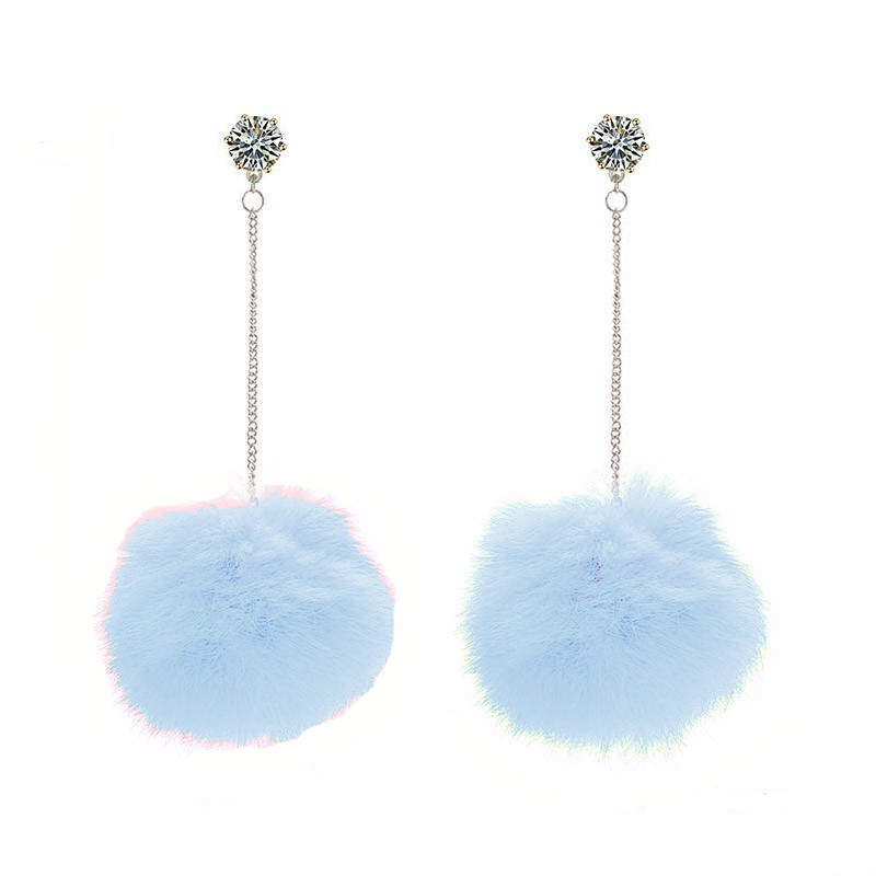 Anting Pompom Stud Diamond Diameter 3 cm  Miss  90