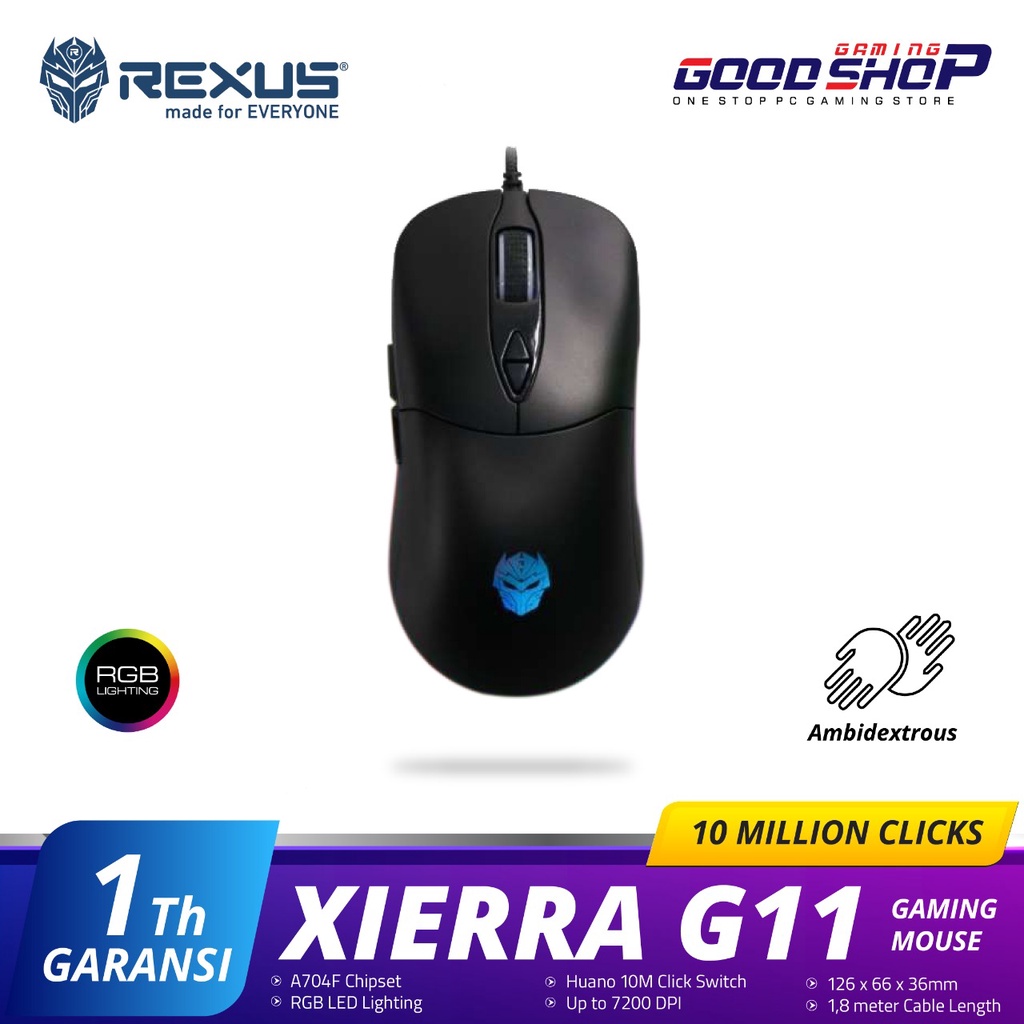 Rexus XIERRA G11 - Mouse Gaming