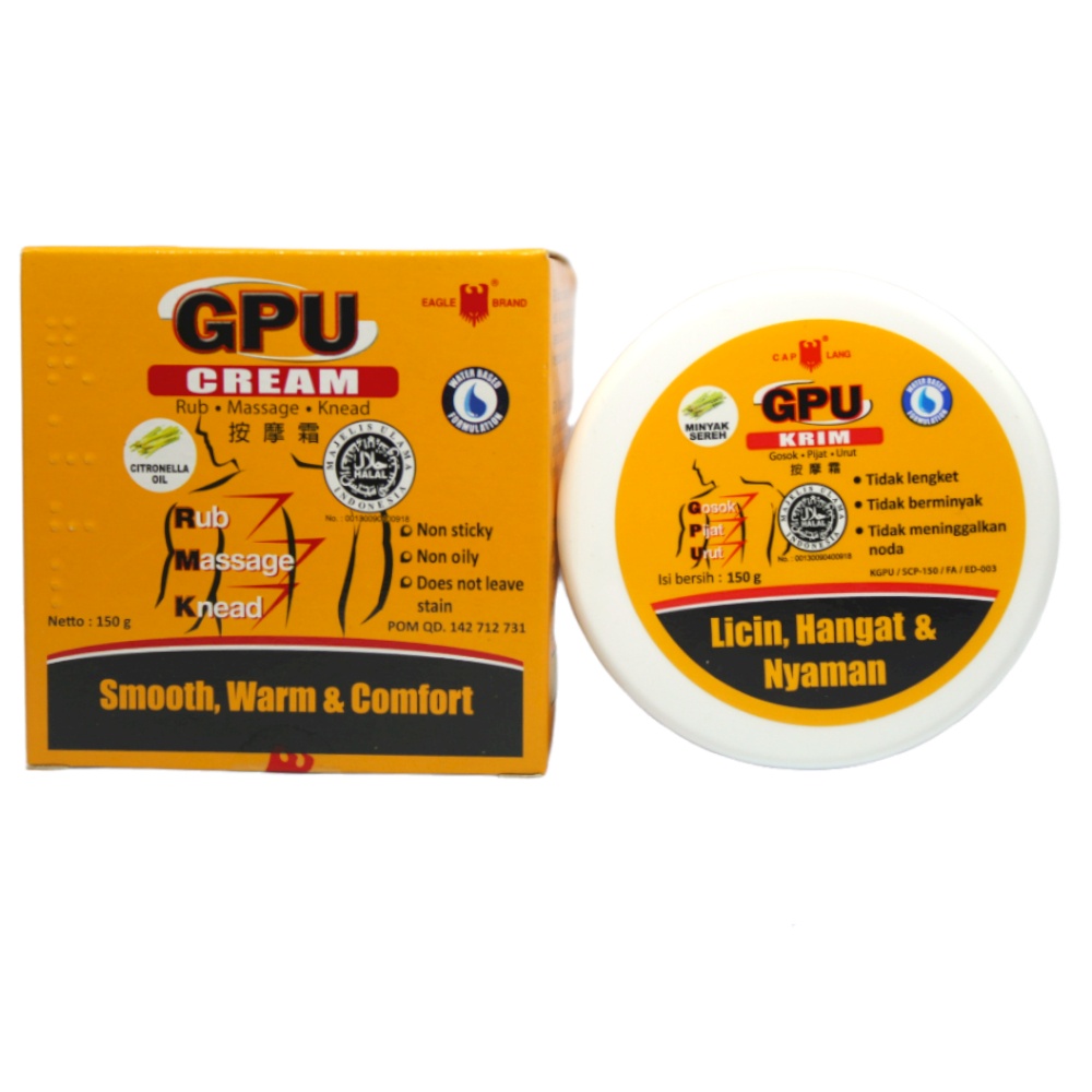 GPU CREAM - GPU KRIM obat gosok nyeri otot - sendi - encok