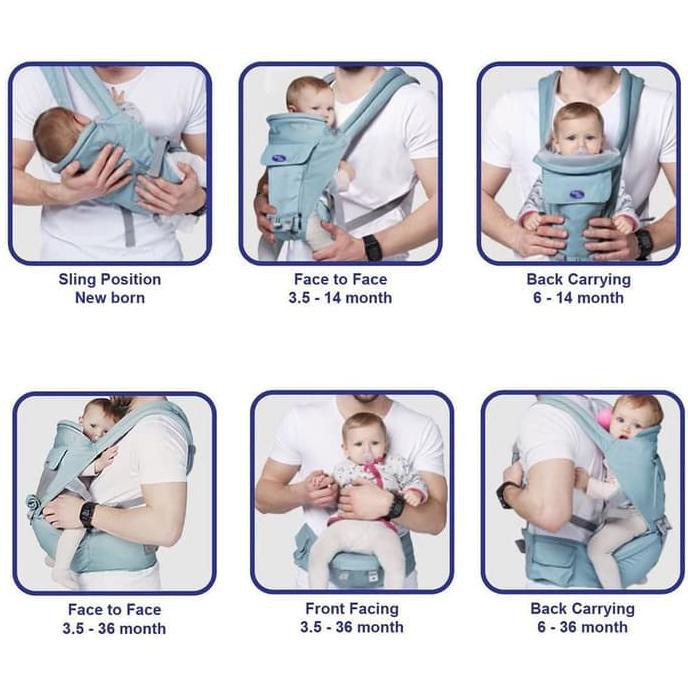 Baby Safe Baby Hip Seat Criss Cross Gendongan Bayi