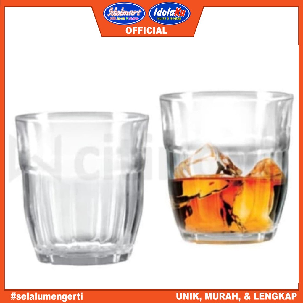 IDOLMART Citinova Gelas Verona isi 6PCS / Gelas set isi 6 / gelas kado/ gelas kaca kopi