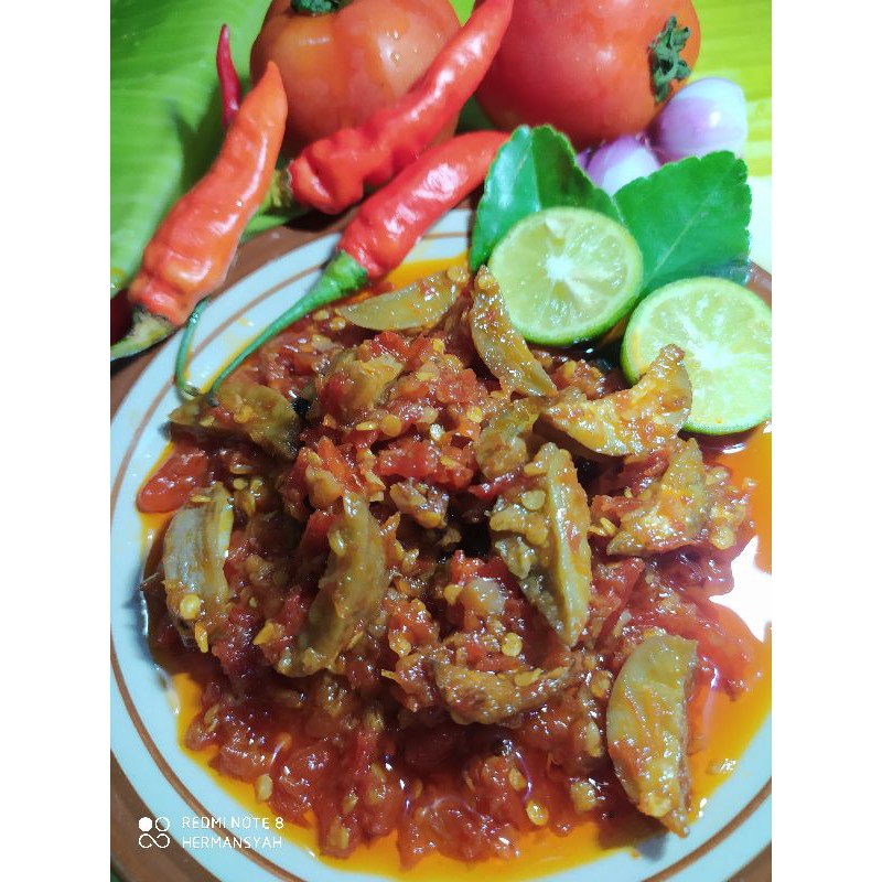 

sambel teh osih sambel jengkol sambal jengkol muda