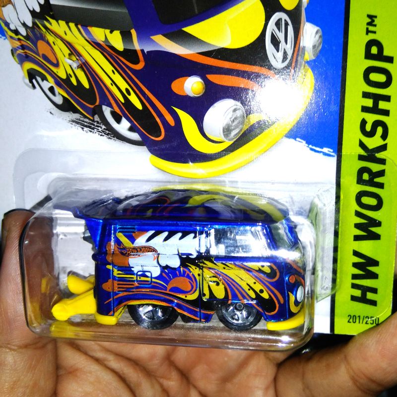 RARE Kool Kombi Blue Vw Combi T1 Biru Surf Van Wagon Hw Hot Wheels Hotwheels Diecast Jadul Classic 8