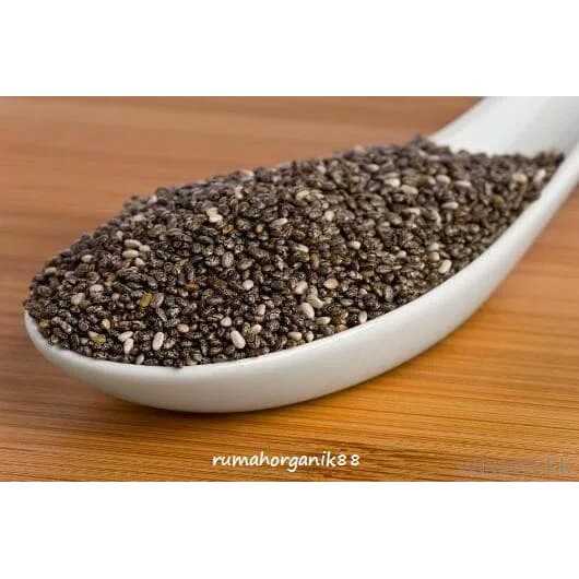 

Organic Black Chia Seeds (Biji Chia) 1000gr/1 Kg