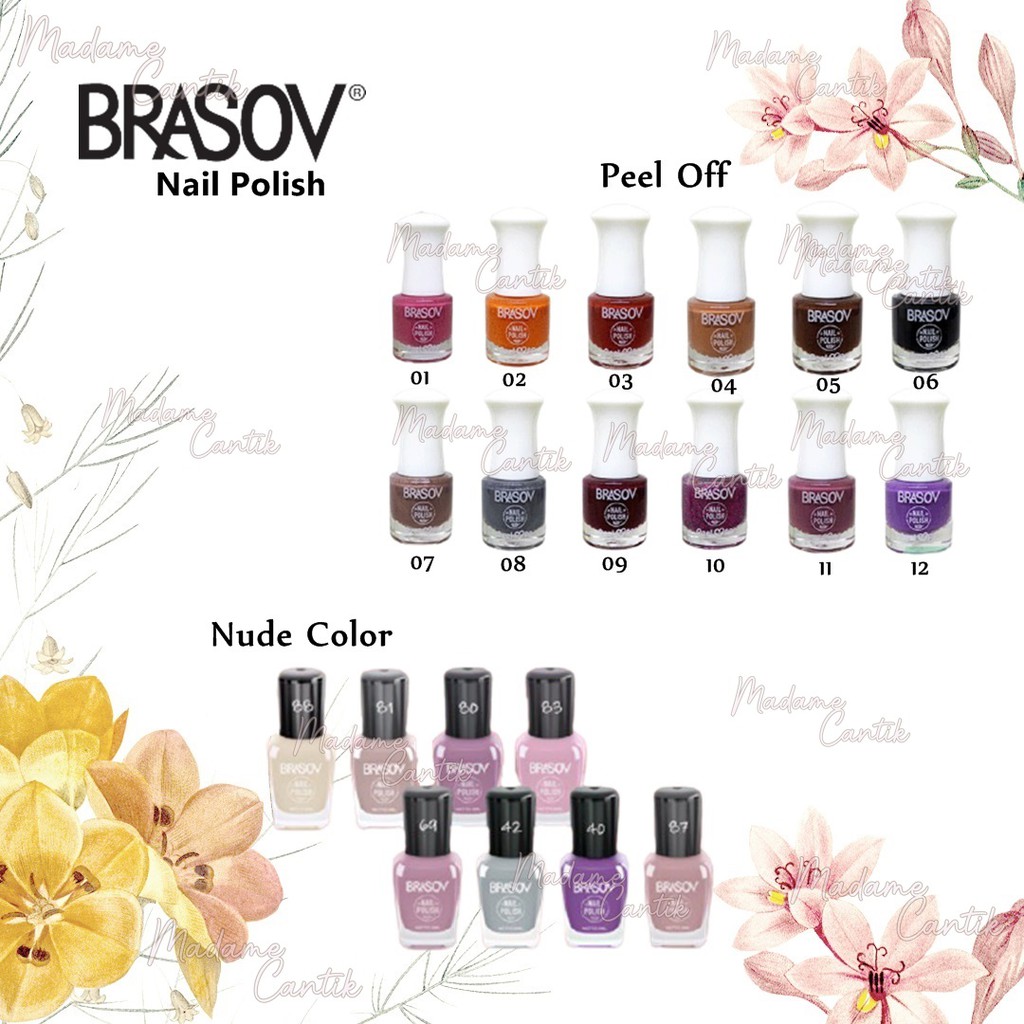 ✿ MADAME ✿ BRASOV NUDE NAIL POLISH PEEL OF MASK KUTEK - KUTEX HALAL BISA UNTUK SHOLAT BPOM