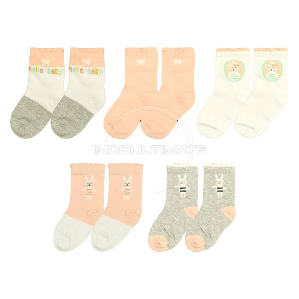 [ 4 - 6 Thn ] 1 Pcs Kaos Kaki Anak Kaos Kaki Balita Motif Random KIDS SOCKS KKA-021 KKA-022