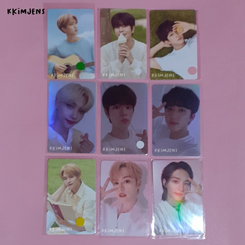 [ ready stock ] nacific x stray kids event — han seungmin lee know changbin hyunjin felix r1 / r2 / 