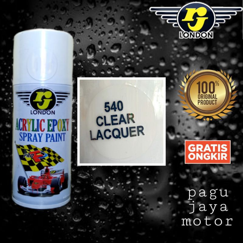 pilox pilok 150cc clear laquer glossy transparan pernis vernis finishing gloss rj london cat semprot spray paint untuk motor mobil velh helm kayu besi plastik