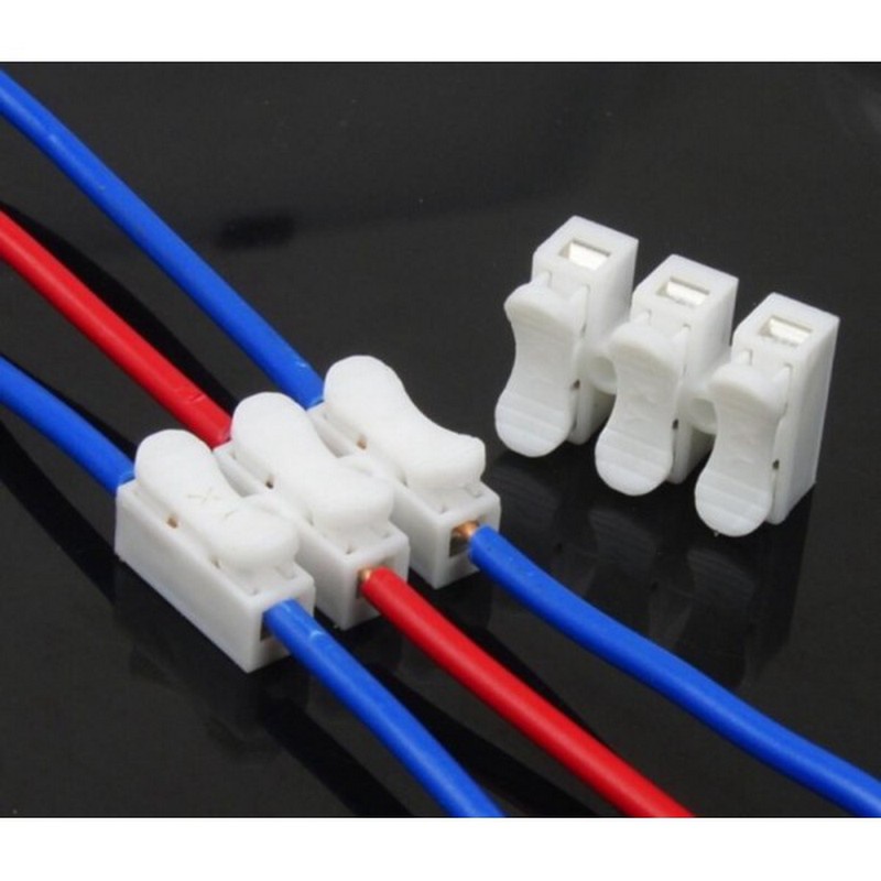 Terminal Listrik Kabel Stop Kontak Quick Connect Sambungan Terminal Listrik Jepit 2 Wire 3 Wire Konektor