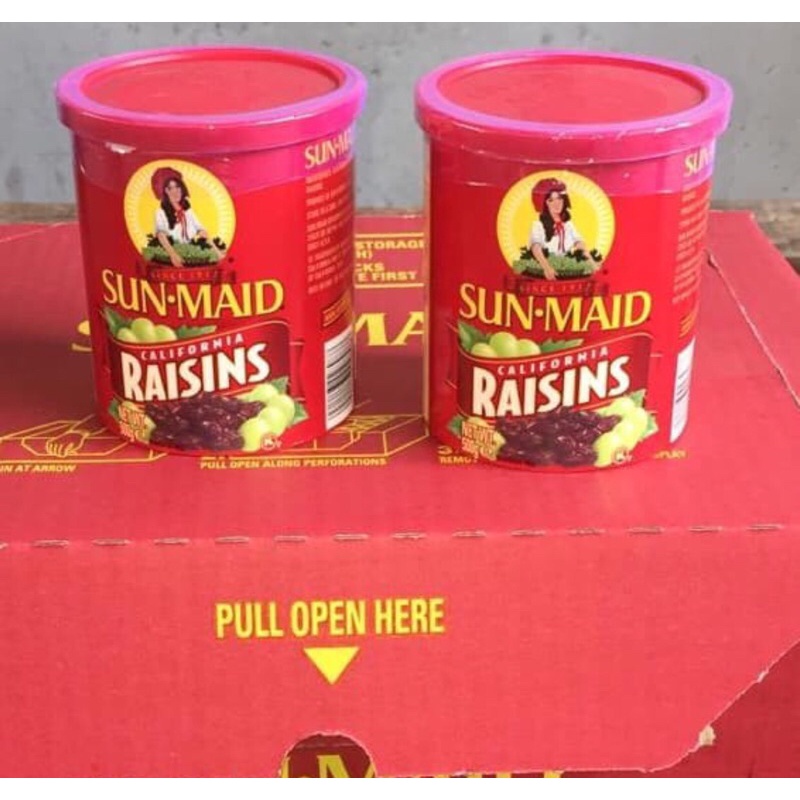 Kismis Raisins Sun Maid import USA California kemasan 500gr Sun-maid