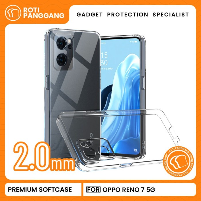 OPPO RENO 7 5G 2mm Case Transparant Clear TPU Premium RENO7 OPO