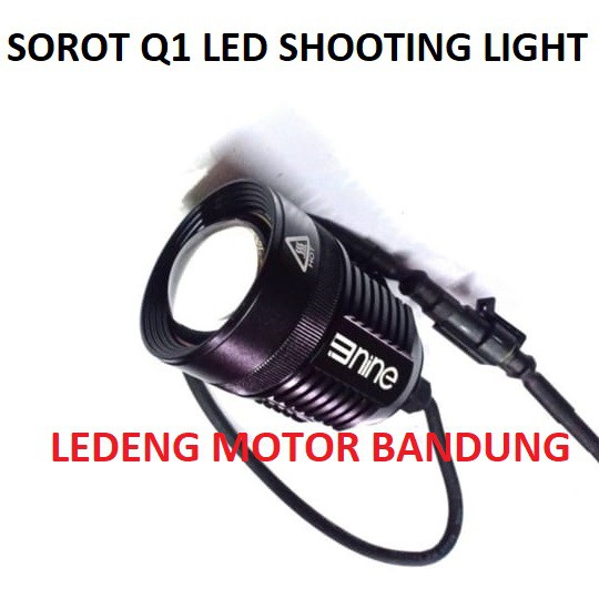 Lampu Sorot Q1 Led Shooting Light Laser Fokus Bulat Luminos 9nine