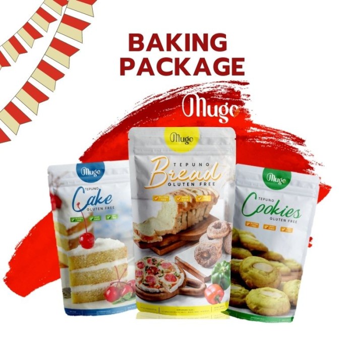 

PROMO [COD] Paket Baking Tepung Gluten Free MUGO (Bread, Cake, Cookies)