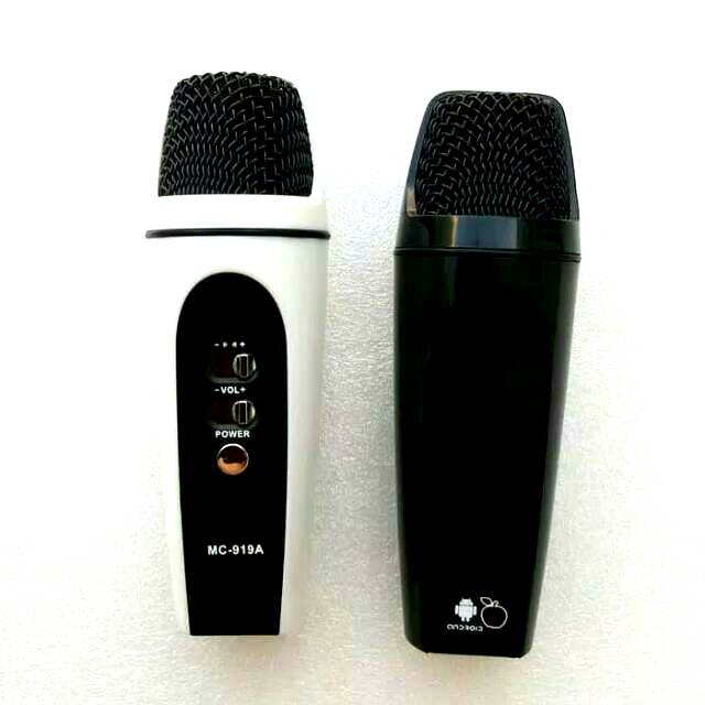 MC-919A Microphone Mic Karaoke Karoke Mik SmartPhone HP Mikrofon Handphone MC 919A Nyanyi Lagu Song