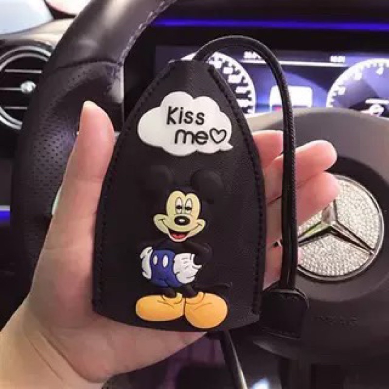 gantungan kunci mobil dompet kunci mobil mickey minnie  gantungan kunci STNK