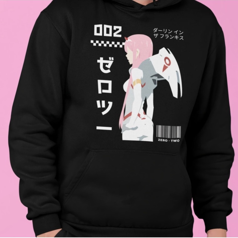 Hoodie Zero Two Battle Suit Anime Manga