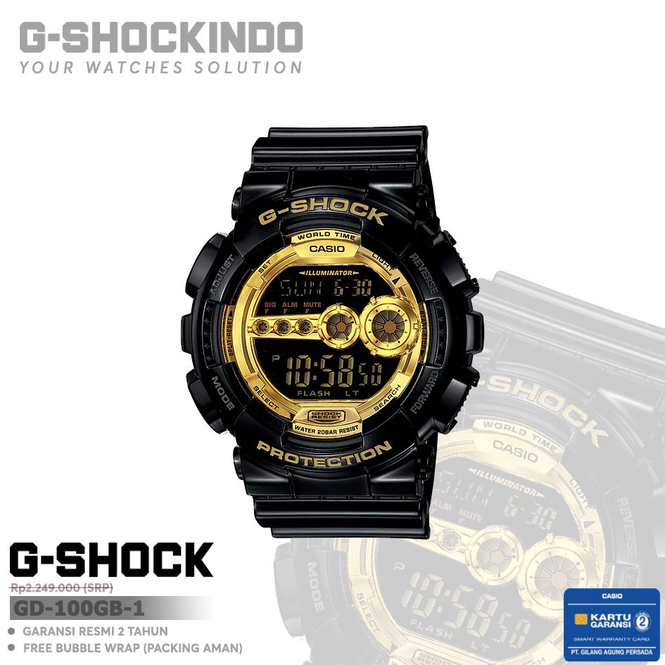 Casio G-Shock GD-100GB-1 / GD-100GB-1DR Original