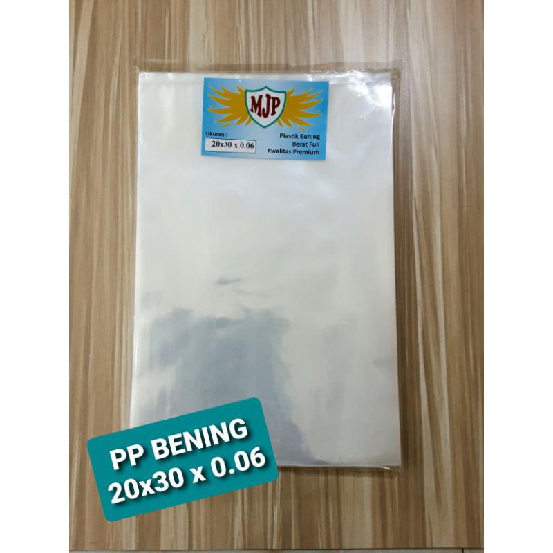 Plastik PP Bening Tebal Uk 20x30 Tebal 06